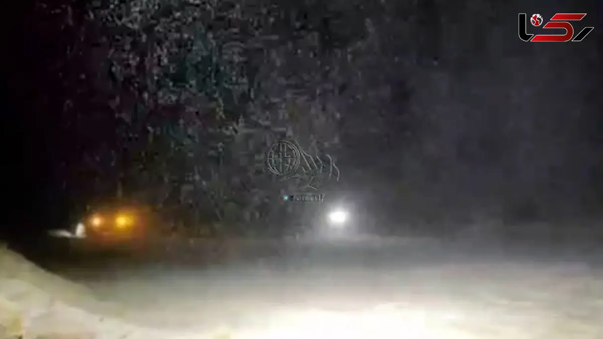 فیلم بارش شدید برف در معدن مس سرچشمه رفسنجان