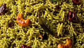 طرز تهیه برنج سبز + فیلم