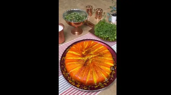 آموزش تهیه هویج پلو به 2 زبان + فیلم