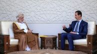 دیدار وزیر خارجه عمان با بشار اسد در دمشق 