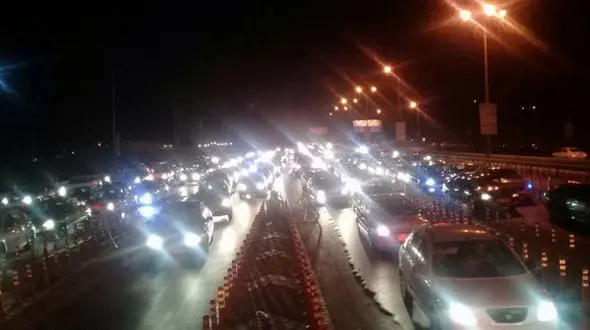 ترافیک سنگین در ورودی های تهران