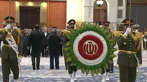 تجدید میثاق اعضای هیئت دولت با آرمان‌های امام خمینی(ره) + فیلم