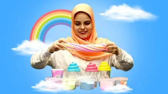 آموزش ساخت اسلایم در کلاس‌های تابستانه فیلیمو مدرسه