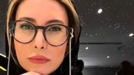 انتخاب جالب فریبا نادری در ترکیب استایل! شال پلنگی و عینک گربه‌ای و ....