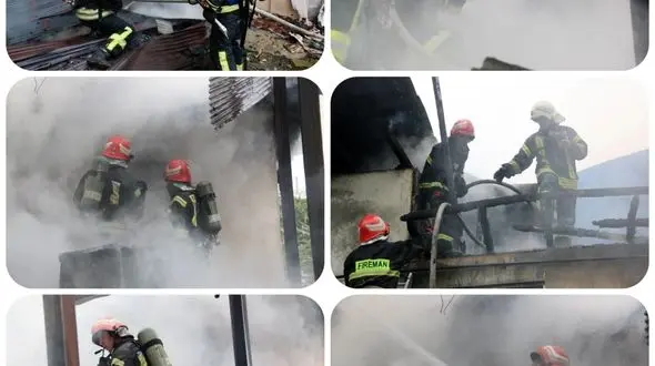 آتش سوزی در منزل ویلایی/به همراه عکس 