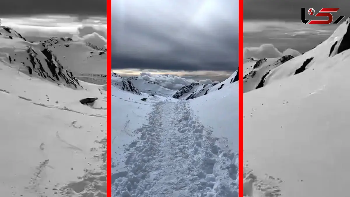 فیلم زیبای توچال پس از بارش برف