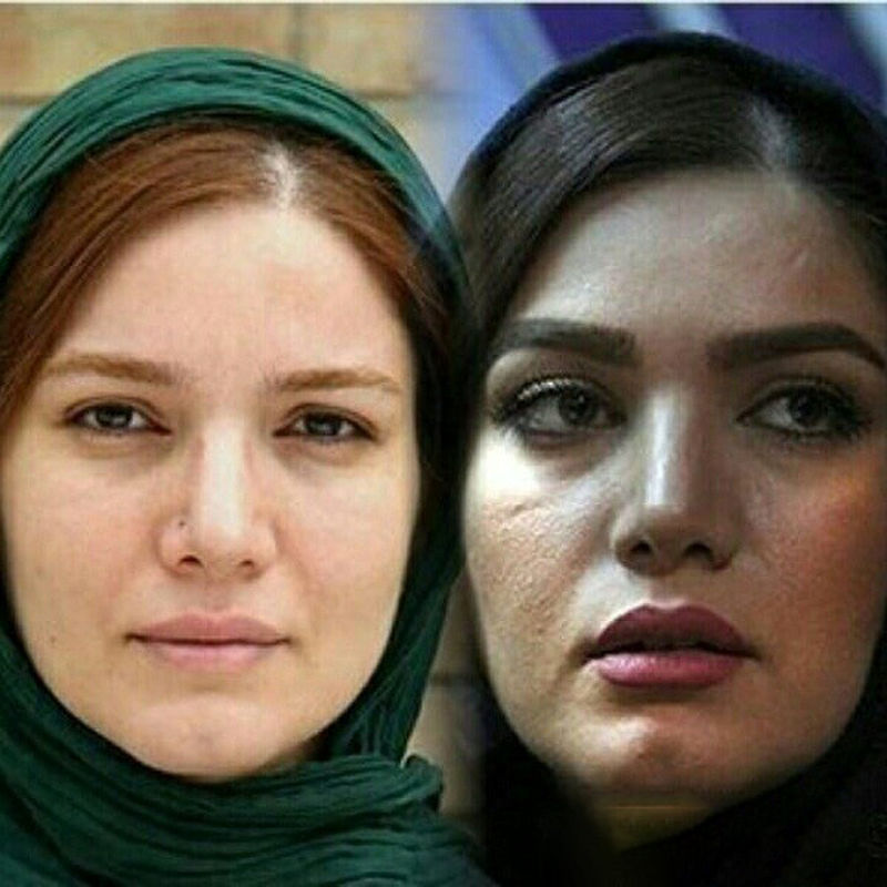 چهره بازیگران بدون آرایش از نرگس محمدی تا الناز شاکردوست.