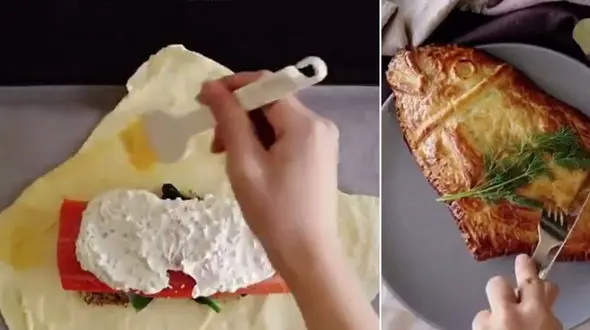 ماهی سالمون را این گونه طبخ کنید +فیلم