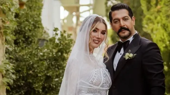 عکس های عروسی متین ستوده و دسته گل عروسِ میکس و لاکچری اش در شب رویایی ازدواجش با کامران تفتی/ عشقتون مانا