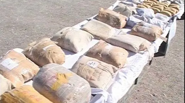 درگیری مسلحانه و کشف بیش از یک تن موادمخدر در خاش