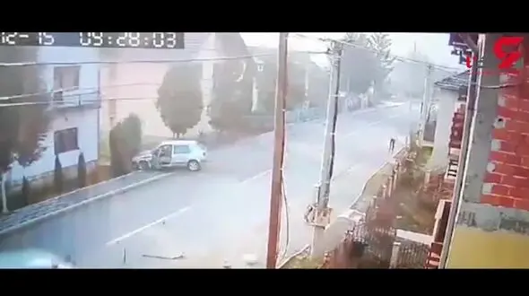 وقوع تصادفی وحشتناک، عاقبت رانندگی جنون آمیز + فیلم 