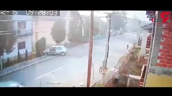 وقوع تصادفی وحشتناک، عاقبت رانندگی جنون آمیز + فیلم 