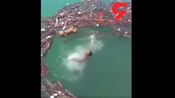 لحظه وحشتناک غرق شدن 2 مرد در رودخانه / همه تماشا کردند! + فیلم 