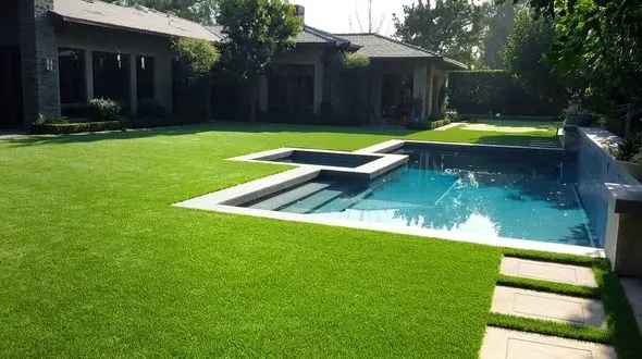 انواع چمن مصنوعی تزئینی برای ویلا و باغ