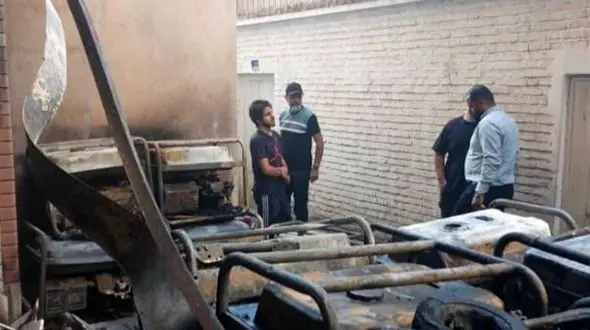 آتش‌سوزی مهیب در خیابان سعدی بدون تلفات جانی