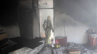 خانه ای در نظام آباد در آتش سوخت+تصاویر 
