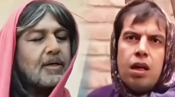 فیلم یادی کنیم از گریم زنانه سیسی های سینمای ایران/ موهای بلوند امیرحسین رستمی، عباس جمشیدی فر، محسن تنابنده و رضا عطاران