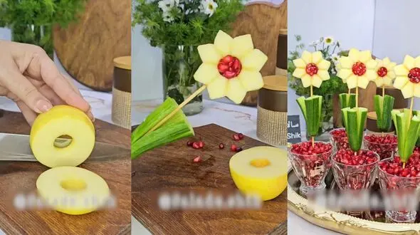 میوه آرایی مخصوص شب یلدا / فیلم