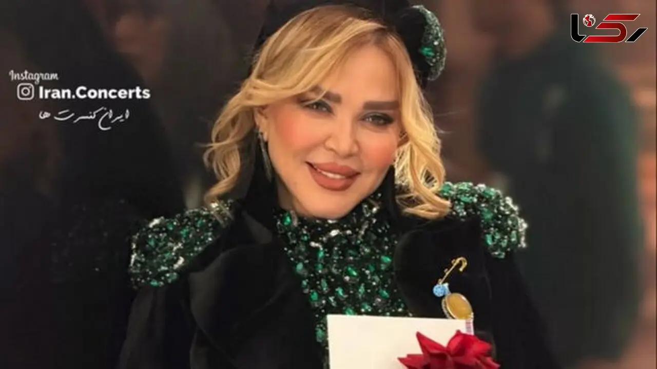 فیلم/ استایل فاخر زمردی و جواهردوزی شده بهاره رهنما در جشن حافظ/ همتون رو دوست دارم، نه اغلبتون رو دوست دارم