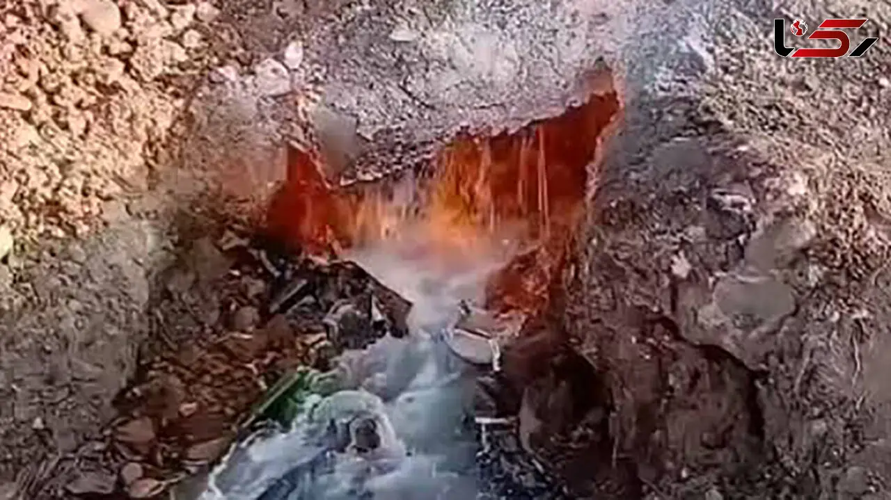 زیبایی بکر چشمه آب و آتش در ساری + فیلم