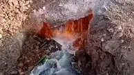 زیبایی بکر چشمه آب و آتش در ساری + فیلم