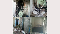 زنده به گور شدن زن دزفولی در انفجار خانه + عکس