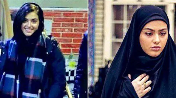 پوشش عجیب  خانم بازیگر جنجالی  پشت صحنه تئاتر + عکس ها