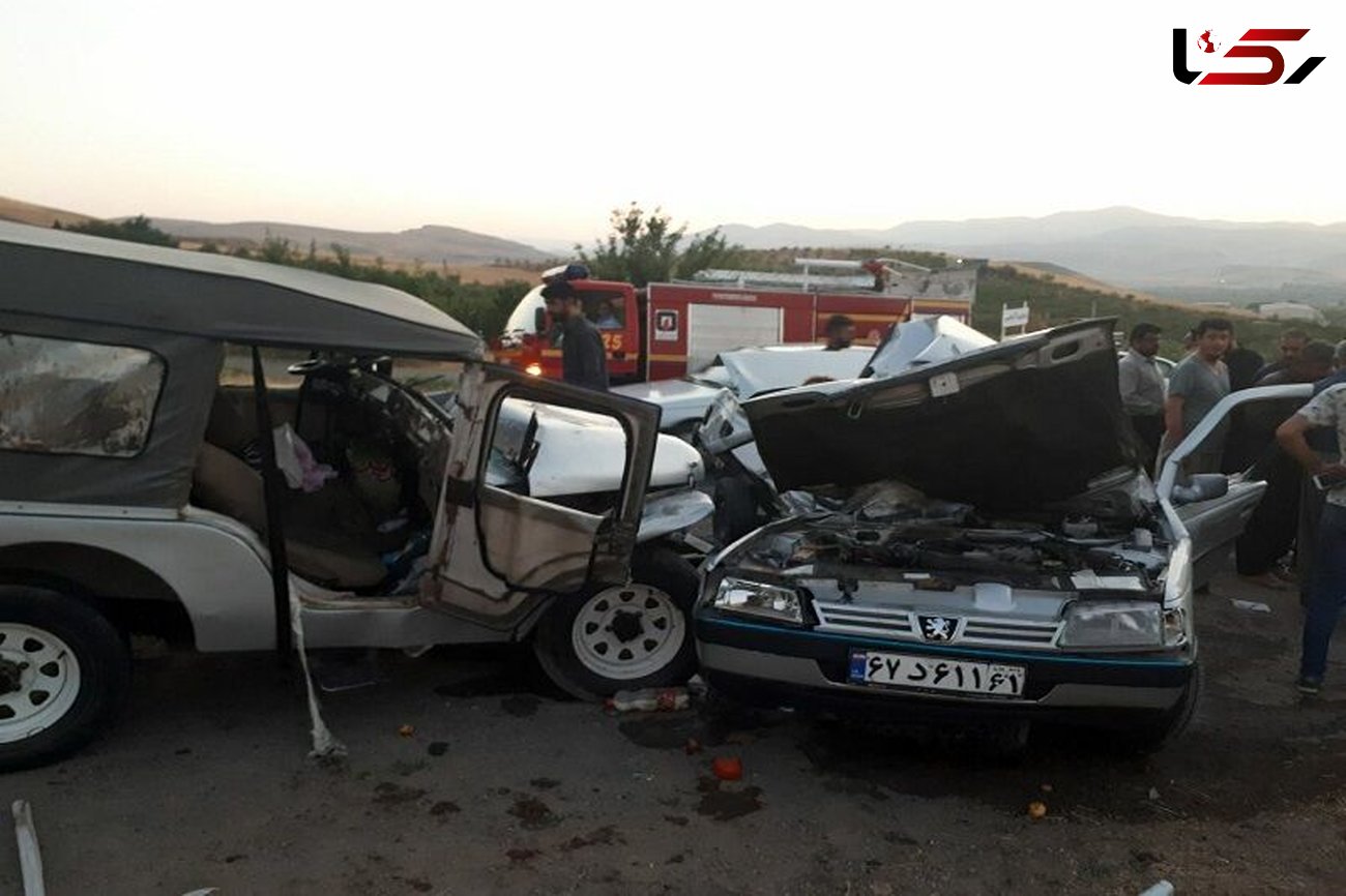 2 کشته و 9 مصدوم در حادثه رانندگی مهاباد