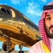 فیلم/ سفر به سبک پادشاهان  شیخ عرب جت ساخته قصر هواییه توالت و حمامش هم از طلاست