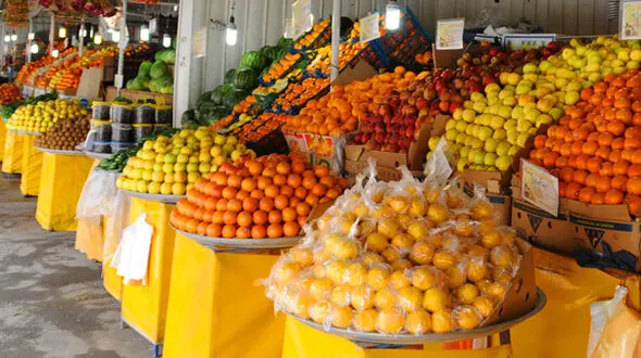 قیمت انواع برنج و میوه و تره بار در بازار امروز 