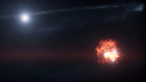 New Hubble Images Solve the Mystery of a “Disappearing” Exoplanet