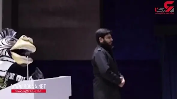 یک الاغ مجری مراسم اعطای جایزه شاخ‌ترین پست اینستاگرام ! + فیلم