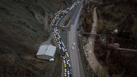 آخرین وضعیت ترافیک خودرویی در جاده چالوس و محور هراز