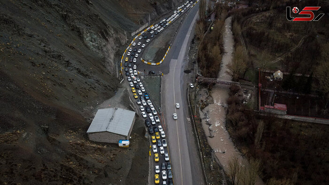 آخرین وضعیت ترافیک خودرویی در جاده چالوس و محور هراز