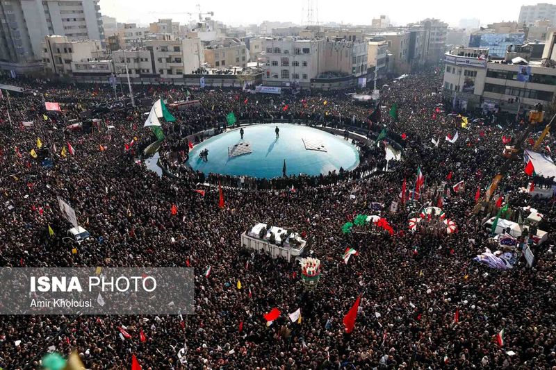 میلیون‌ها ایرانی خون‌خواه حاج قاسم