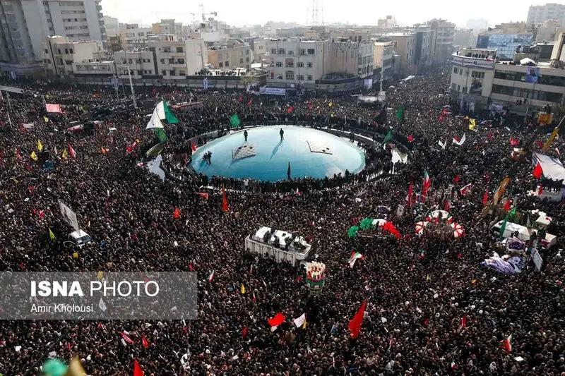 میلیون‌ها ایرانی خون‌خواه حاج قاسم