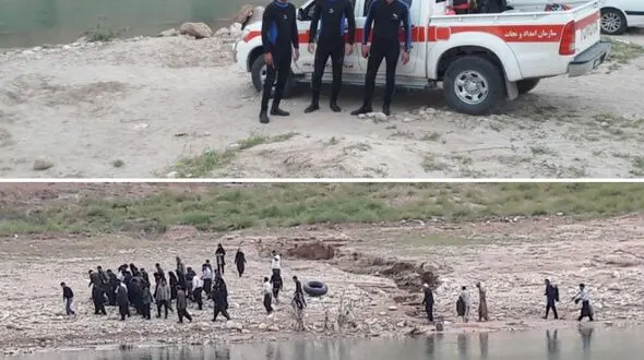 مرگ دردناک پسر جوان در سد پر از آب!