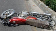 مرگ موتور سوار در حادثه رانندگی تاکستان