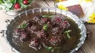 طرز تهیه خورشت داود پاشا با رب انار و کوفته قلقلی