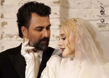 نگاهی به استایل یلدایی نوعروس سینمای ایران در خانه بختش با بابک انصاری / وقتی آرام جعفری با کتاب حافظ به استقبال زمستان می‌رود