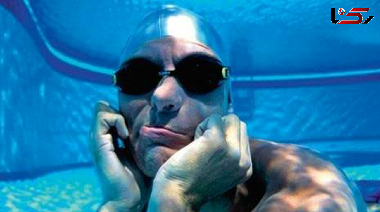 مردی با شش های جادویی/20 دقیقه و 10ثانیه نفس گیری زیر آب را رکورد زد+عکس