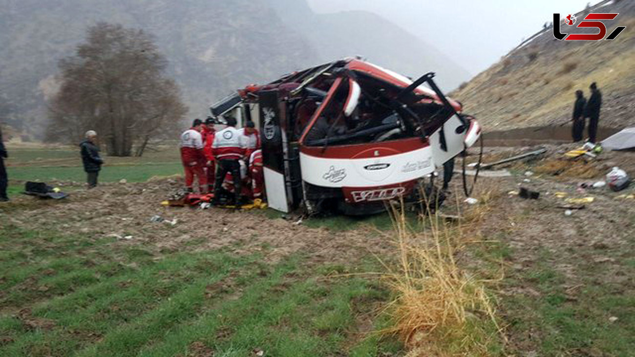  اسامی مصدومین حادثه واژگونی اتوبوس «مشهد - بندرعباس» اعلام شد