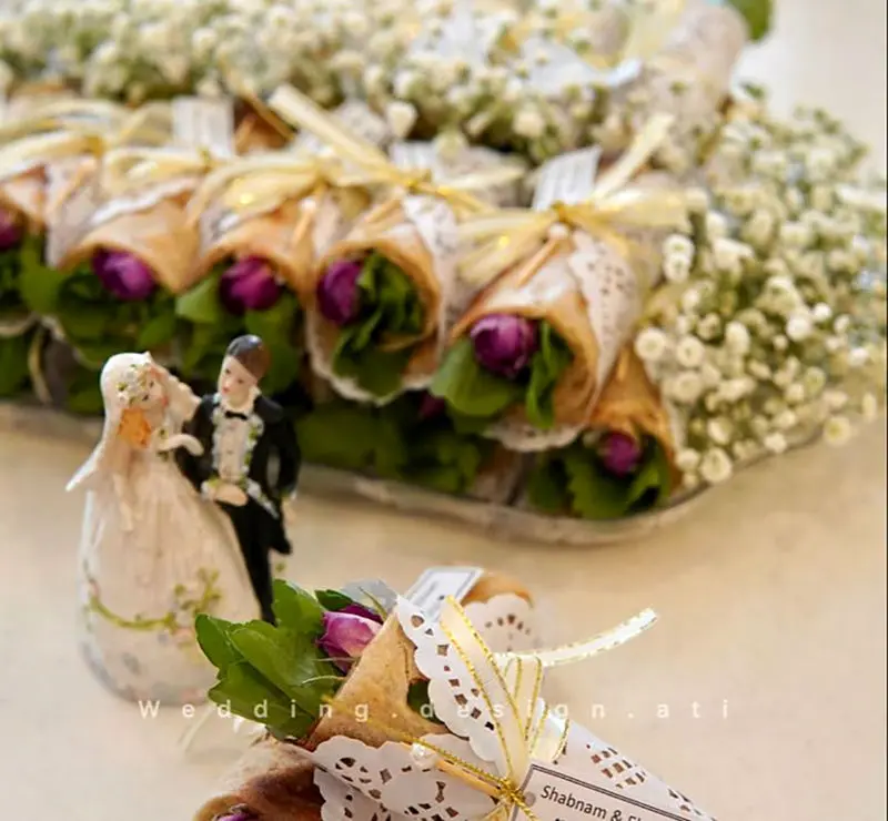 تزیین سبزی خوردن برای عروس