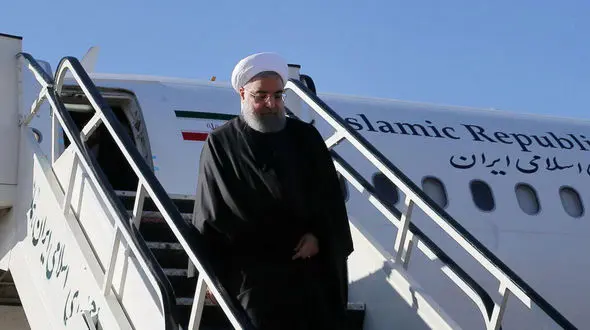 دکتر روحانی وارد استان کرمانشاه شد