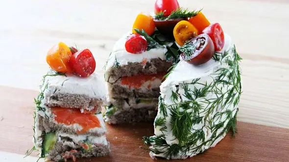 کیک پنیر و شوید یک صبحانه مقوی + فیلم