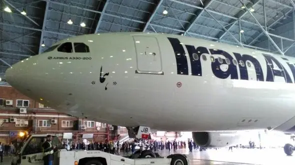 سومین ایرباس ایران هم امروز نشست +فیلم