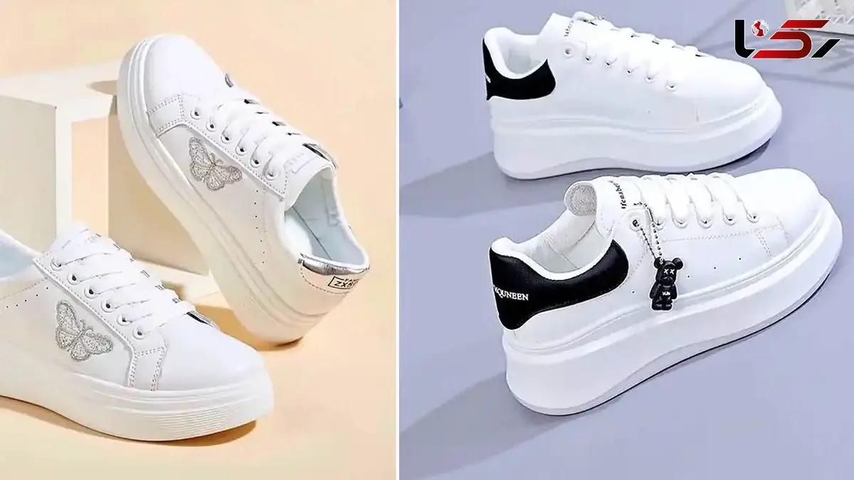 مدل‌ های جدید کتونی سفید دخترانه که با هر استایلی جور در می‌ آید