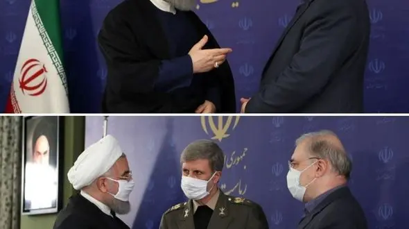 رییس جمهور کشورمان هم ماسک زد + عکس