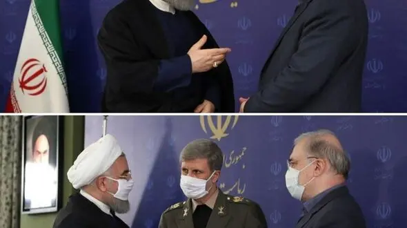 رییس جمهور کشورمان هم ماسک زد + عکس