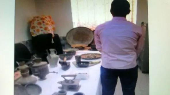 راز گنج  بزرگ در خانه مرد خوافی + عکس های گنج 